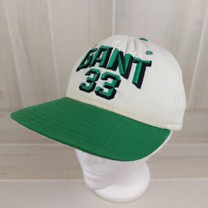 Vintage Harry Gant #33 NASCAR Snapback Hat Green White Cap Racing